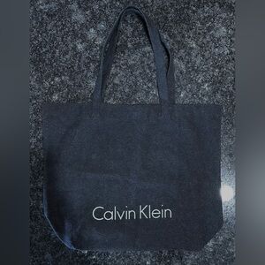 Calvin Klein Dark Gray Tote Bag